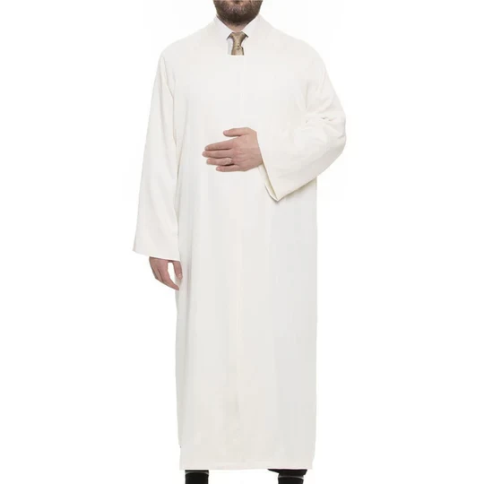 Ertugrul Ghazi Cream Jubba Turki S, M, L, XL Thobe, Galabiyya, Jubbah, Disdasha, Cubbe, Long Kurta, Busana Muslim