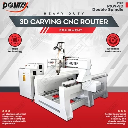 Mesin 3D Carving CNC Router PONTAX PXW-3D