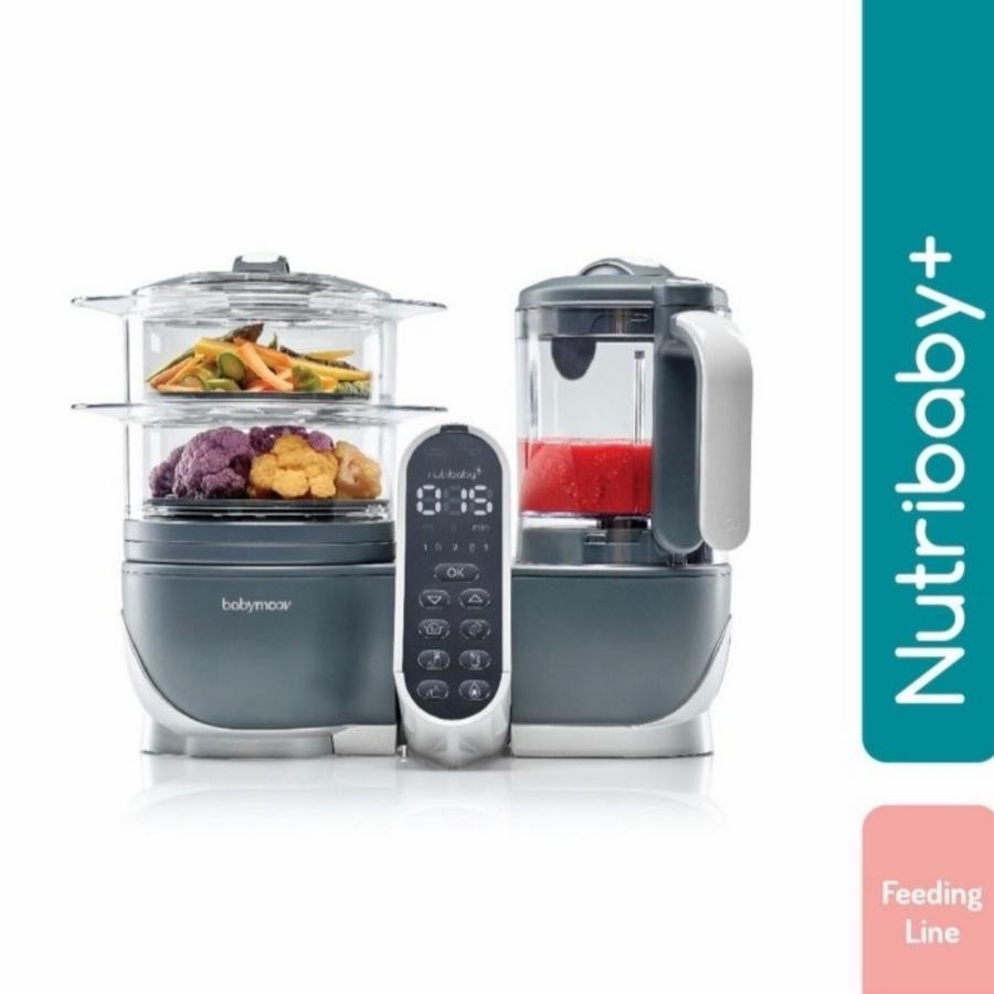 BabyMoov Nutribaby Plus Gray A000118 Food Prosesor 5in1 Abu-Abu