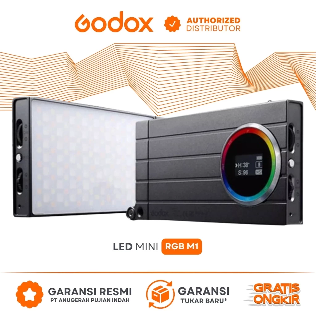 GODOX LED MINI M1-RGB MINI CREATIVE ON-CAMERA VIDEO LIGHT