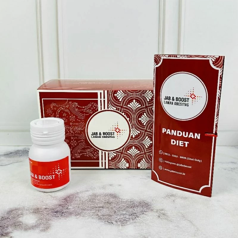 Jab & Boost PROGRAM DIET PREMIUM Dokter Spesialis Turun 4 - 8 Kg 1 Bulan Bergaransi Melayani Se-Indonesia