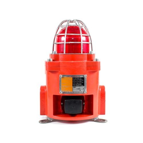 explosion proof strobe horn Qlight QNES 230V RED IP66 ATEX/IECEX