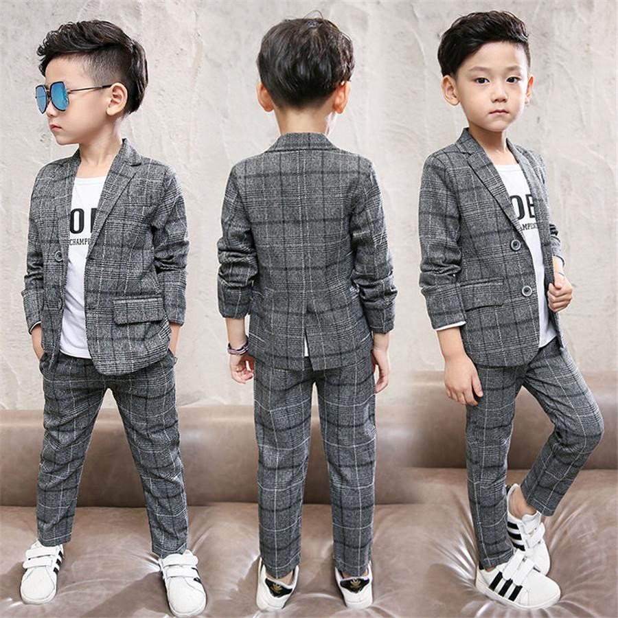 Classic mal Boys Gentleman Wedding Suit Children Outerwear Clothing School Unim Boy Outfit Suits 4 5 6 7 9 10 12 Year