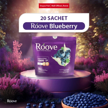 Roove Blueberry Collagen Drink (20 sachet)