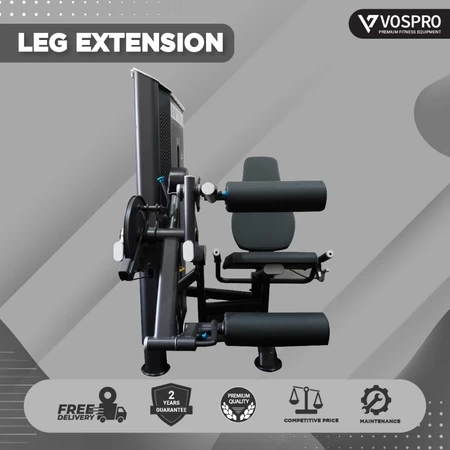 VOSPRO LEG EXTENSION Machine Alat Olahraga Fitness Gym Import Komersial