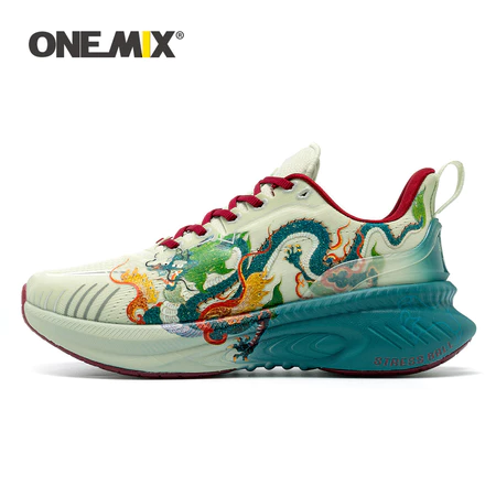 ONEMIX Original Man Sneakers Loong Women's Sports Shoes Trainers luxury Comfortable Trational Chinese Style Running Shoes