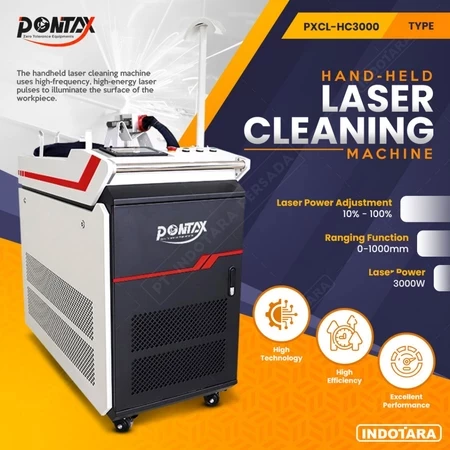 Mesin Handheld Laser Cleaning PONTAX - PXCL-HC3000