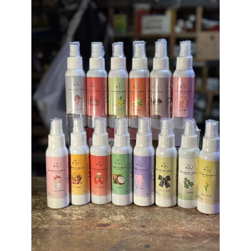 100 PCS/MAGIC DEODORANT SPRAY/DEODORANT BPOM/FEED YOUR SKIN DEODORANT