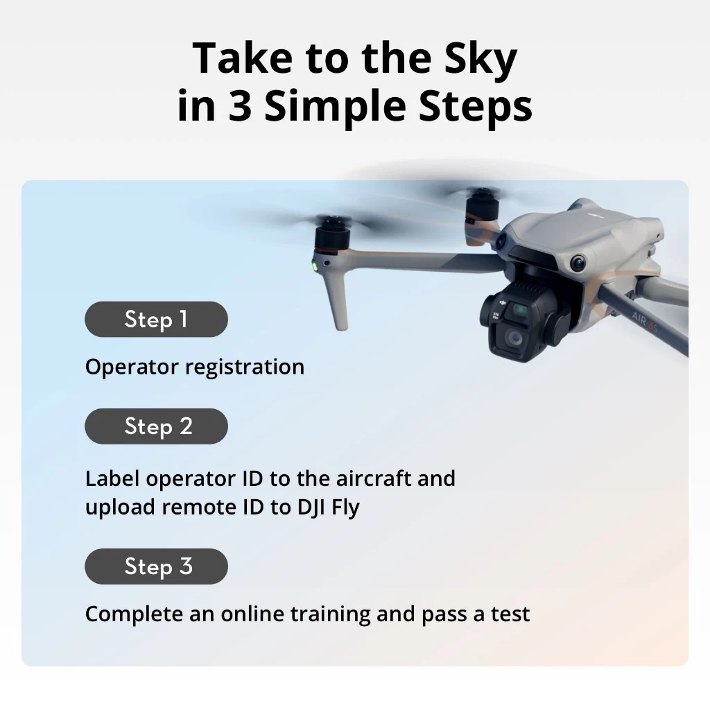 Air 3S Fly More Combo - Camera Drone | 1″ CMOS Primary Camera | Dual-Camera 4K/60fps HDR Video