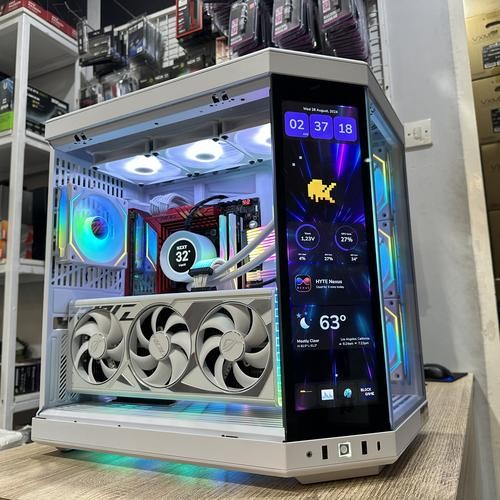 PC HYTE Y70 Touch Infinite Intel core i9 14900KS - 32GB DDR5 - 4TB NVME GEN5 - VGA RTX 4090 24GB White