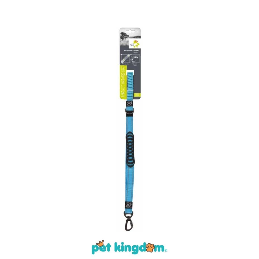 M-Pets 170 Cm Tali Anjing Flex Pro Multifungsi - Biru Tali Tuntun Anjing Dog Leash Aksesoris Hewan Peliharaan Pet Accessories