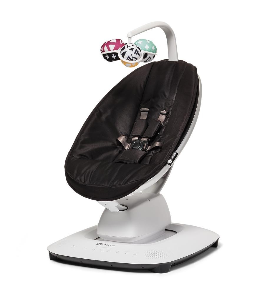 4moms mamaRoo5 Multi Motion Baby Swing - Black Classic
