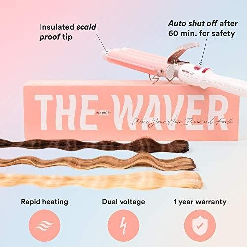 INH Insert Waves Here - Hair Waver Iron | 3 Barrel Curling Iron