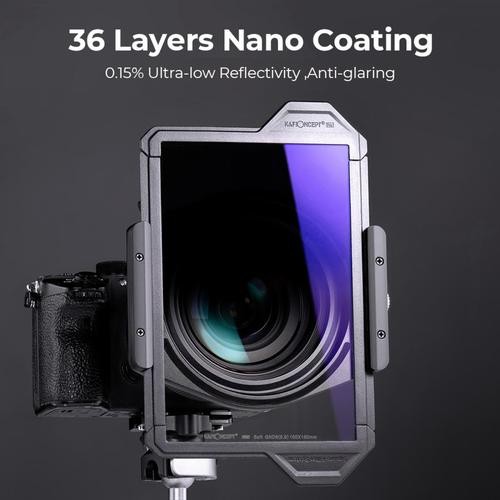 K&F Concept 100*150*2mm Soft GND16 Square Filter HD Optical Glass Waterproof ND Filter Nano-Xcel Pro