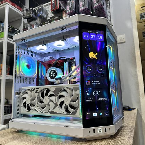 PC HYTE Y70 Touch Infinite Intel core i9 14900KS - 32GB DDR5 - 4TB NVME GEN5 - VGA RTX 4090 24GB White