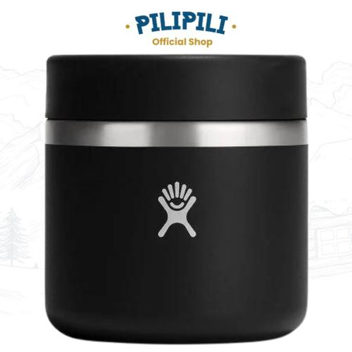 Kotak Makan Stainless Steel Hydro Flask Food Jar 20 oz Black