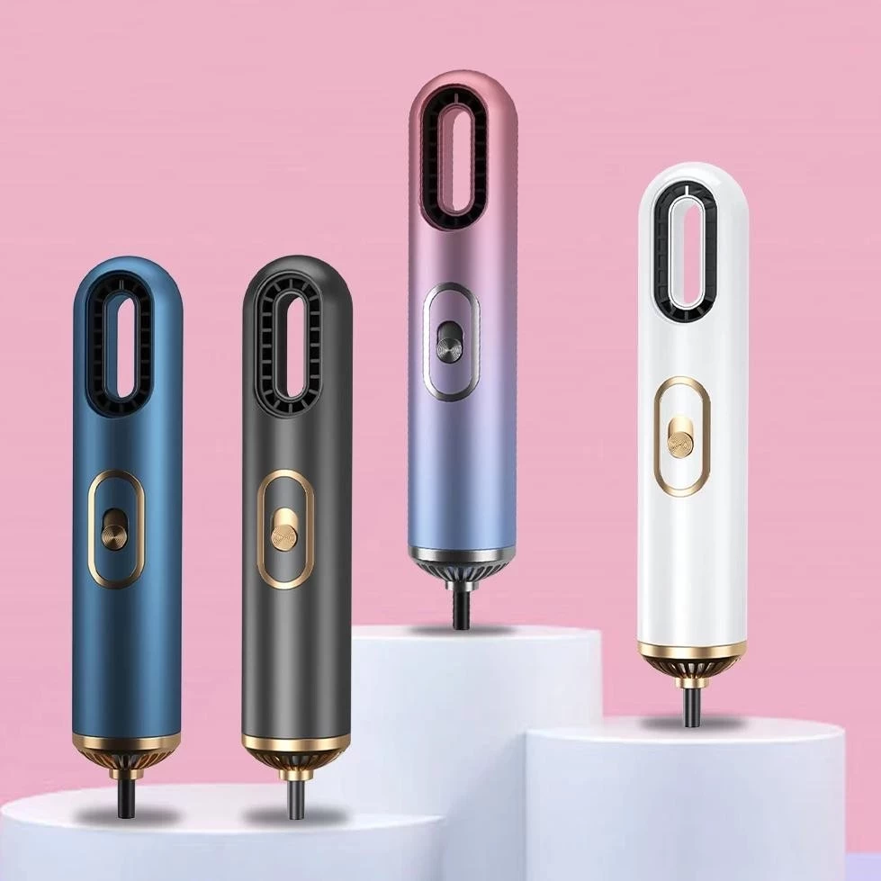 Mini Hair Dryer Portable Ionic Blower Multifunction Strong Wind Hair Blower 3 Gear Auto Off Personal Care Appliances