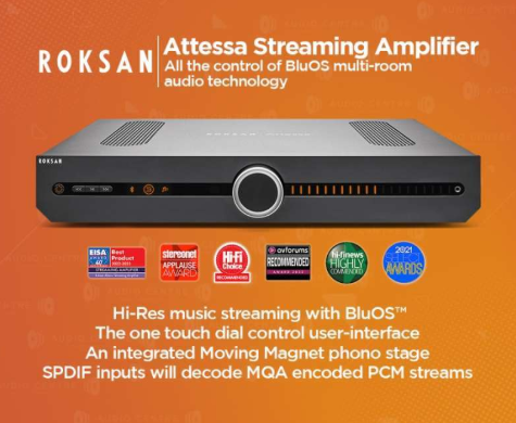 Roksan Attessa Streaming Amplifier support MQA
