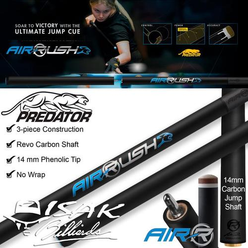 PREDATOR AIR RUSH CARBON JUMP CUE NW - STICK BILLIARD BOLA LONCAT 14MM