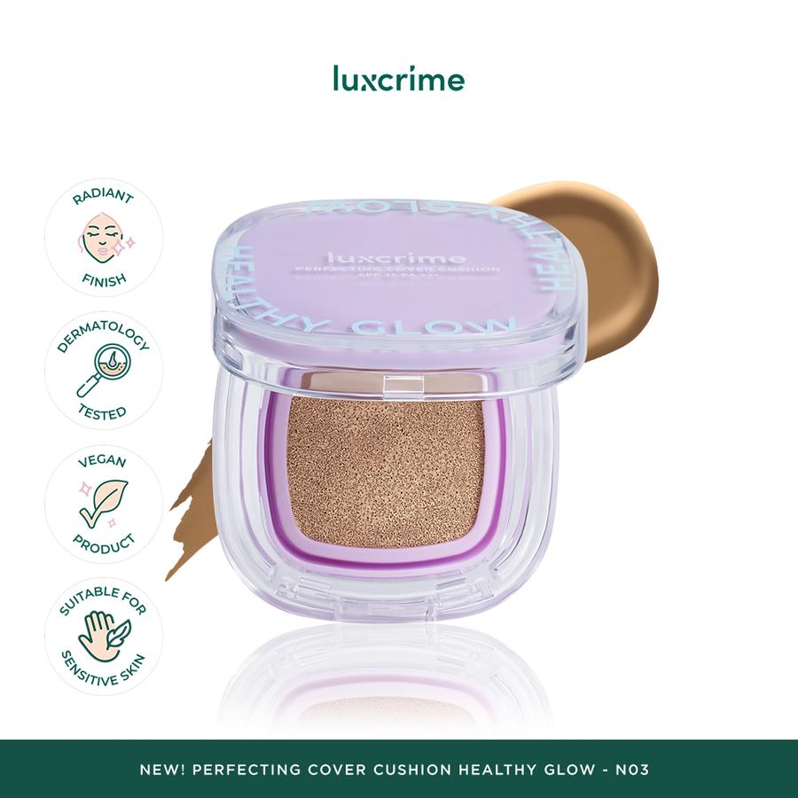 Luxcrime Perfecting Cover Cushion - Healthy Glow SPF 35 PA +++ - N03