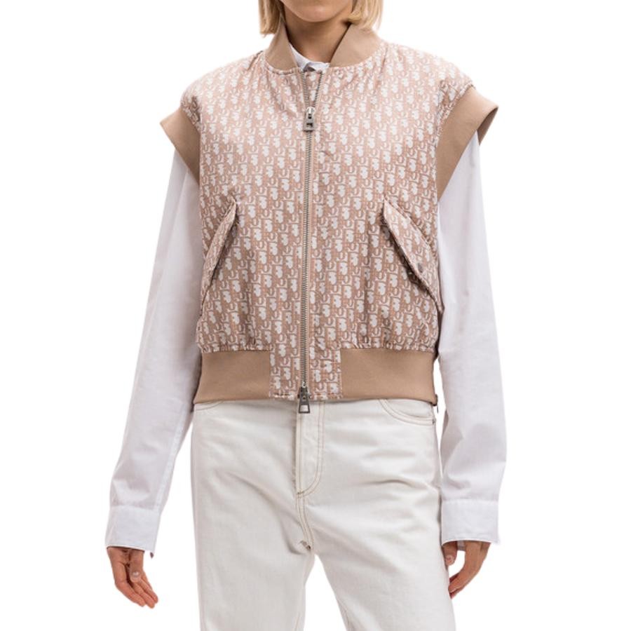 CHRISTIAN DIOR Embroidered Logo vest - Beige, 38